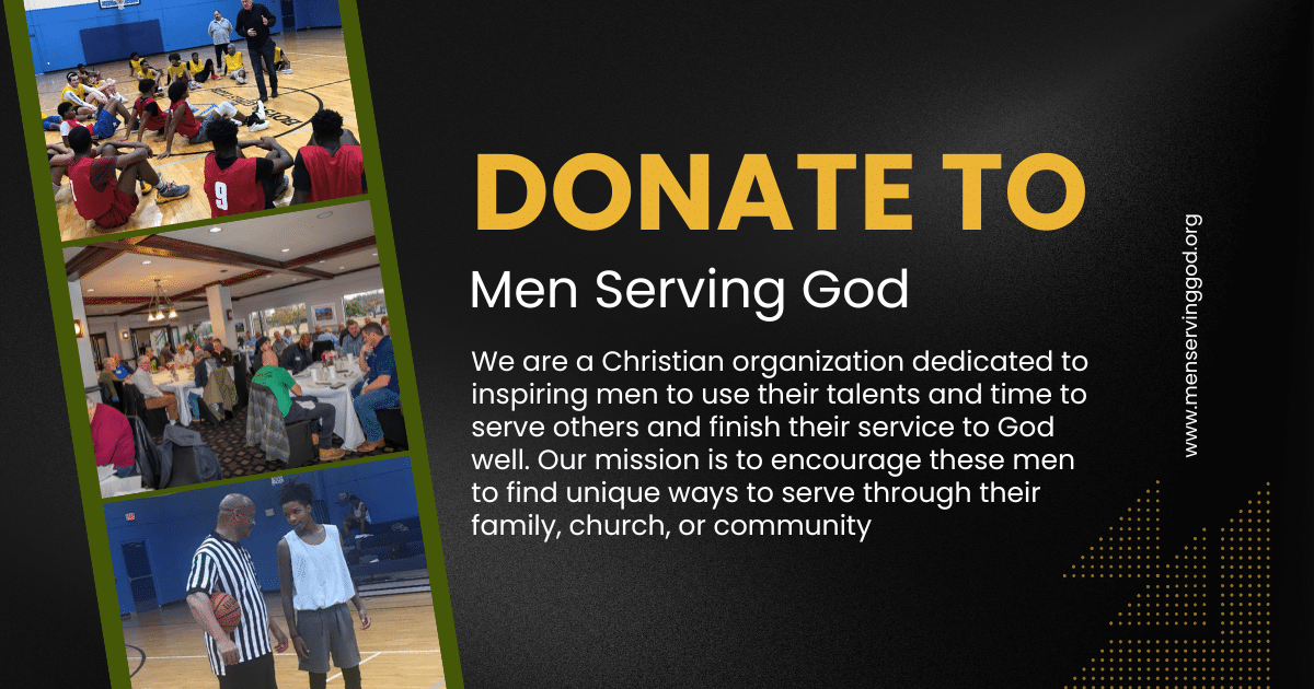 Men Serving God Donation Banner