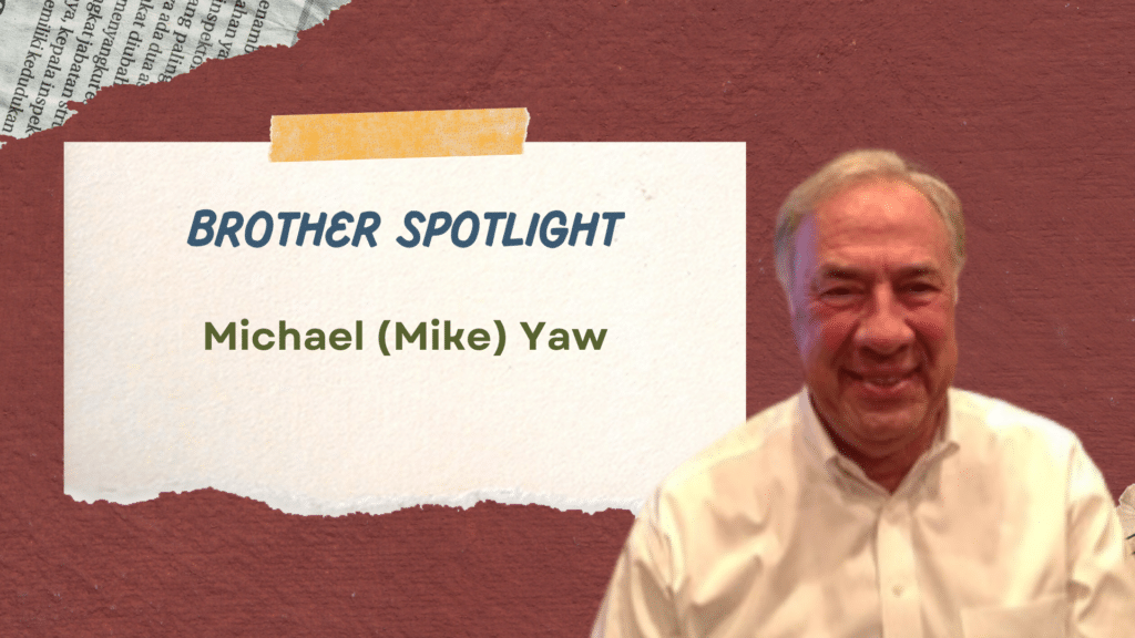 Member Spotlight featuring Michael Yaw